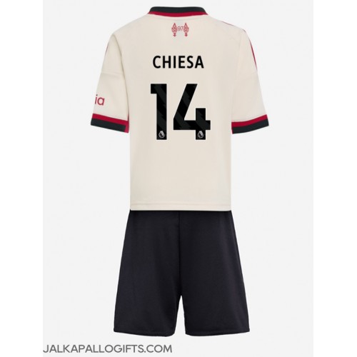 Liverpool Federico Chiesa #14 Vieras Peliasu Lasten 2025-26 Lyhythihainen (+ Lyhyet housut)